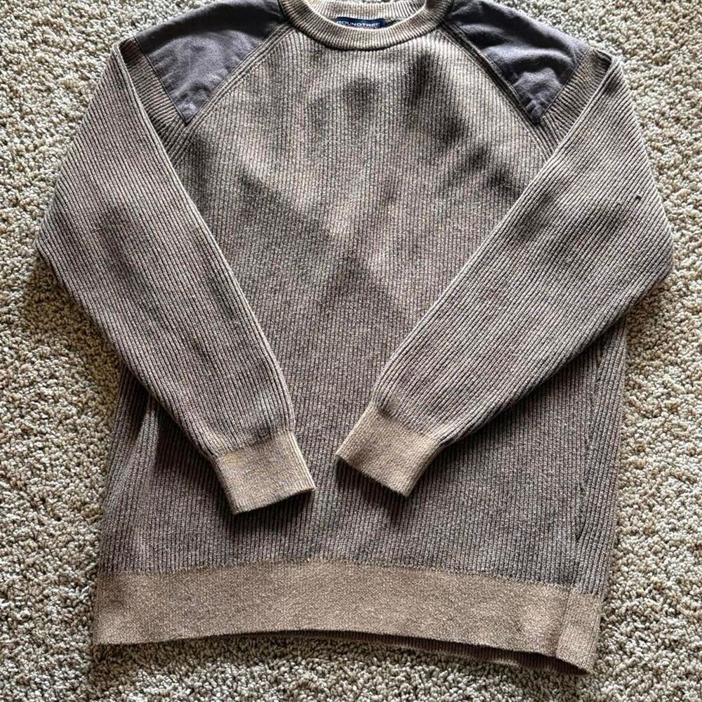 Roundtree-yorke Women's Brown and Grey Jumper
